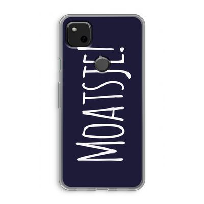 Moatsje!: Google Pixel 4a Transparant Hoesje