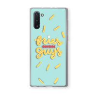 Always fries: Samsung Galaxy Note 10 Transparant Hoesje