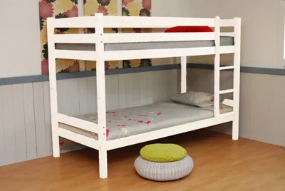 Houten stapelbed Niels Houten stapelbed Niels