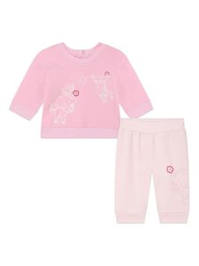 Kenzo Kids survêtement à imprimé animalier - Rose