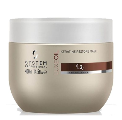 System Professional Masker Luxeoil Keratin Restore Mask 400ml