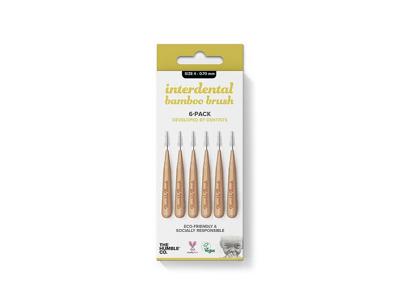 The Humble Co. Interdental borsteltje 6 st - geel - 0.70 mm