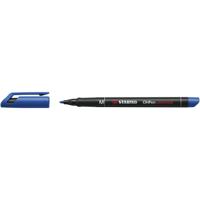 Viltstift stabilo ohp 843/41 rond m blauw | 10 stuks