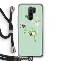 Hang In There: Xiaomi Redmi 9 Transparant Hoesje met koord