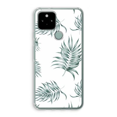 Simple leaves: Google Pixel 5 Transparant Hoesje