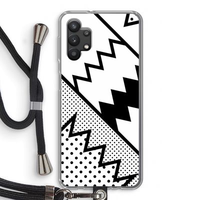 Pop Art #5: Samsung Galaxy A32 5G Transparant Hoesje met koord
