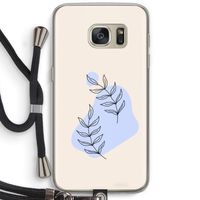 Leaf me if you can: Samsung Galaxy S7 Transparant Hoesje met koord