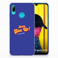 Huawei P Smart 2019 Siliconen hoesje met naam Never Give Up