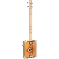 Lace Cigar Box Guitar Secret Society 4-string 4-snarige elektrische gitaar