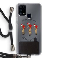 Jingle Ladies: Samsung Galaxy M31 Transparant Hoesje met koord