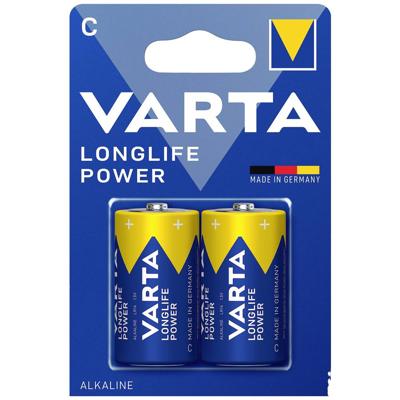 Varta LONGLIFE Power C Bli 2 C batterij (baby) Alkaline 1.5 V 7800 mAh 2 stuk(s)