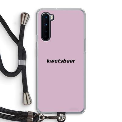 kwetsbaar: OnePlus Nord Transparant Hoesje met koord