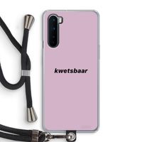 kwetsbaar: OnePlus Nord Transparant Hoesje met koord