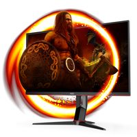 AOC G2 U28G2XU2/BK LED display 71,1 cm (28") 3840 x 2160 Pixels 4K Ultra HD Zwart, Rood - thumbnail