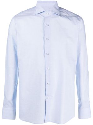 Tagliatore chemise en lin mélangé - Bleu