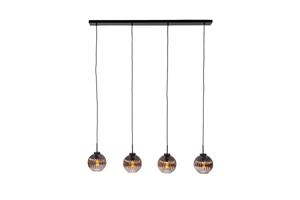 Haluta Hanglamp - 4-lichts - Smoke Glas