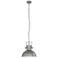 EGLO hanglamp Lubenham 1 - nikkel/crème - Leen Bakker