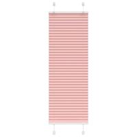 VidaXL Plissé rolgordijn 50x150 cm stofbreedte 49,4 cm polyester roze