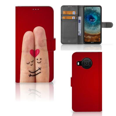 Nokia X10 | Nokia X20 | Wallet Case | met Pasjes | Liefde - Origineel Romantisch Cadeau