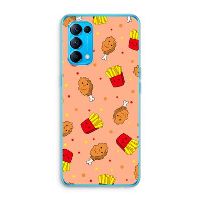 Chicken 'n Fries: Oppo Find X3 Lite Transparant Hoesje