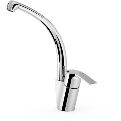Keukenkraan Tres K | Opbouw | 360° Draaibaar | Mengkraan | 1-hendel | Rond | Chroom