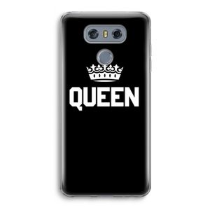 Queen zwart: LG G6 Transparant Hoesje