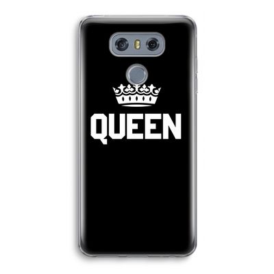Queen zwart: LG G6 Transparant Hoesje