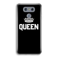 Queen zwart: LG G6 Transparant Hoesje