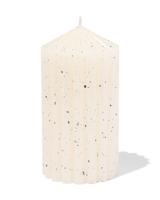 HEMA Stompkaars ⌀7x13cm ribbel spikkel ivoor (ivoor)