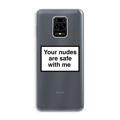 Safe with me: Xiaomi Redmi Note 9 Pro Transparant Hoesje