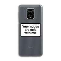 Safe with me: Xiaomi Redmi Note 9 Pro Transparant Hoesje