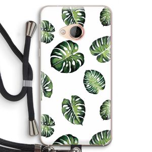 Tropische bladeren: HTC U Play Transparant Hoesje met koord