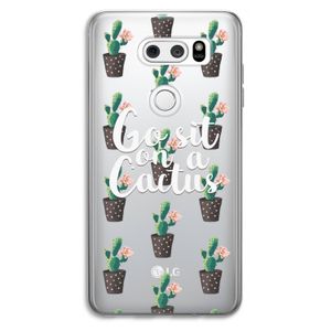 Cactus quote: LG V30 Transparant Hoesje