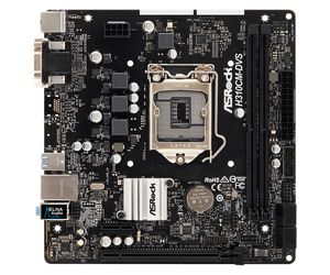 ASRock H310CM-DVS Moederbord Socket Intel 1151 Vormfactor Micro-ATX Moederbord chipset Intel® H310