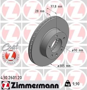 Remschijf Coat Z 430260120