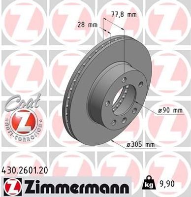 Remschijf Coat Z 430260120