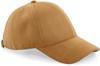 Beechfield CB656 Faux Suede 6 Panel Cap - Caramel - One Size