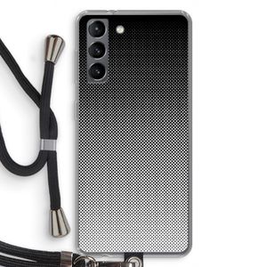 Musketon Halftone: Samsung Galaxy S21 Transparant Hoesje met koord