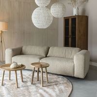 Zuiver 3-zits Bank Wings Bouclé