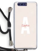 Strawberry Milkshake: Honor 9 Transparant Hoesje met koord