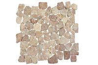 Terre d'Azur Coco brown natuursteen mozaiek 30x30