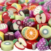 Creativ Company Figuurkralen, fruit, d 10 mm, gatgrootte 1,5 mm, 200 div/ 1 doos