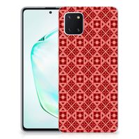 Samsung Galaxy Note 10 Lite TPU bumper Batik Rood