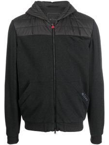 Kiton veste zippée à capuche - Noir