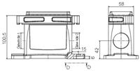 Weidmüller HDC IP68 10B SS 1M32 1081280000 Socketbehuizing 1 stuk(s) - thumbnail