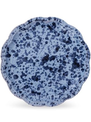 Cabana assiette à dessert mouchetée (21 cm) - Bleu