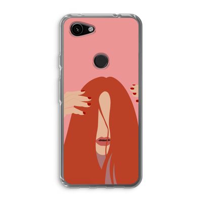 Woke up like this: Google Pixel 3a Transparant Hoesje