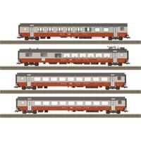 TRIX H0 23690 H0 4-delige set personenrijtuigen Swiss Express van de SBB