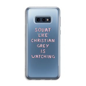Christian Grey: Samsung Galaxy S10e Transparant Hoesje