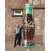 Coca-Cola Fles Metalen Bord - Origineel - 360 x 100 cm